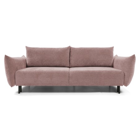 Sofa ADEL z funkcja spania i pojemnikiem BRUDNY RÓŻ OVER THE HORIZON 64