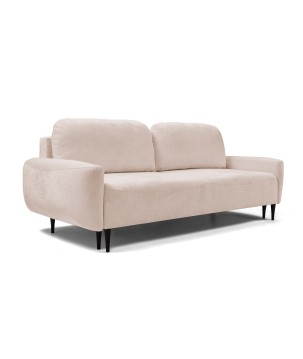Sofa BOHO z funkcja spania i pojemnikiem PUDROWY RÓŻ PERFECT HARMONY 02