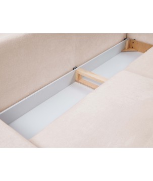 Sofa BOHO z funkcja spania i pojemnikiem PUDROWY RÓŻ PERFECT HARMONY 02