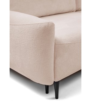Sofa BOHO z funkcja spania i pojemnikiem PUDROWY RÓŻ PERFECT HARMONY 02