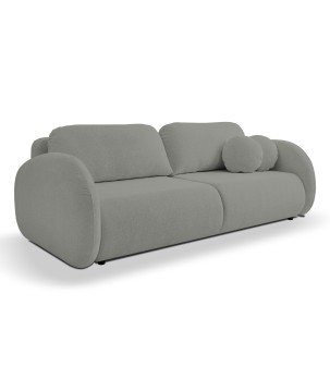 Sofa LOOP z funkcja spania i pojemnikiem CIEMNY SZARY RAVEN 07