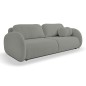 Sofa LOOP z funkcja spania i pojemnikiem CIEMNY SZARY RAVEN 07