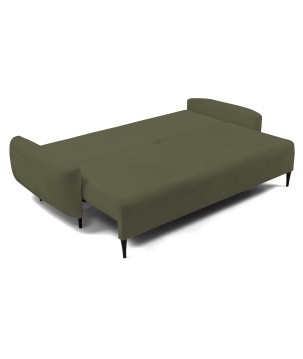 Sofa BOHO z funkcja spania i pojemnikiem OLIWKOWY PERFECT HARMONY 39