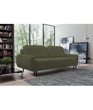 Sofa BOHO z funkcja spania i pojemnikiem OLIWKOWY PERFECT HARMONY 39