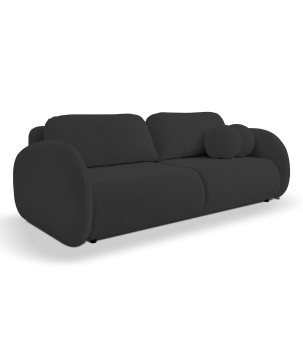 Sofa LOOP z funkcja spania i pojemnikiem CZARNY RAVEN 18