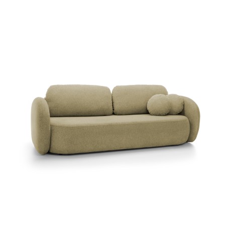 Sofa OLIO z funkcja spania i pojemnikiem OLIWKOWY ARAGON 35