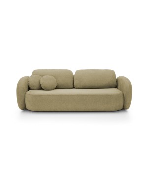 Sofa OLIO z funkcja spania i pojemnikiem OLIWKOWY ARAGON 35