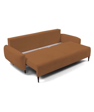 Sofa BOHO z funkcja spania i pojemnikiem MIEDZIANY PERFECT HARMONY 56