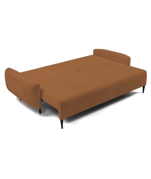 Sofa BOHO z funkcja spania i pojemnikiem MIEDZIANY PERFECT HARMONY 56