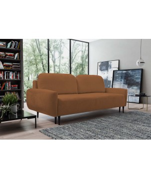 Sofa BOHO z funkcja spania i pojemnikiem MIEDZIANY PERFECT HARMONY 56