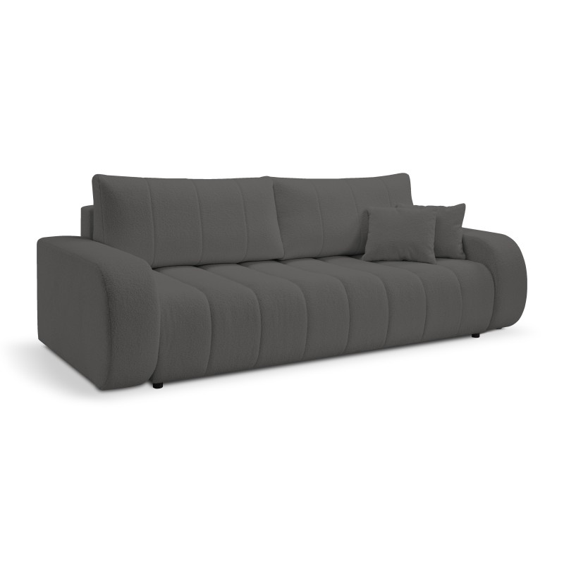 Sofa BALOO z funkcja spania i pojemnikiem CIEMNY SZARY LAMBI 12