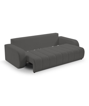 Sofa BALOO z funkcja spania i pojemnikiem CIEMNY SZARY LAMBI 12