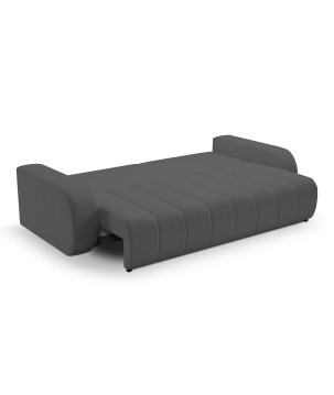 Sofa BALOO z funkcja spania i pojemnikiem CIEMNY SZARY LAMBI 12