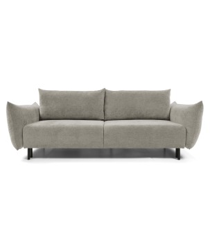 Sofa ADEL z funkcja spania i pojemnikiem SZARY OVER THE HORIZON 85