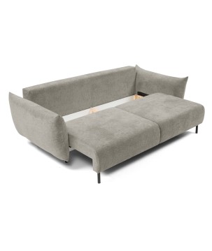 Sofa ADEL z funkcja spania i pojemnikiem SZARY OVER THE HORIZON 85