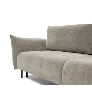 Sofa ADEL z funkcja spania i pojemnikiem SZARY OVER THE HORIZON 85