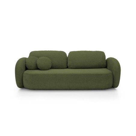 Sofa OLIO z funkcja spania i pojemnikiem ZIELONY ARAGON 39