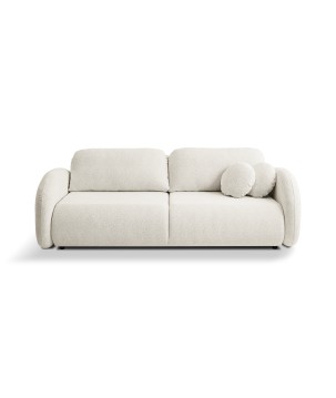 Sofa LOOP z funkcja spania i pojemnikiem BRUDNA BIEL RAVEN 22