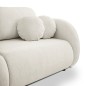 Sofa LOOP z funkcja spania i pojemnikiem BRUDNA BIEL RAVEN 22