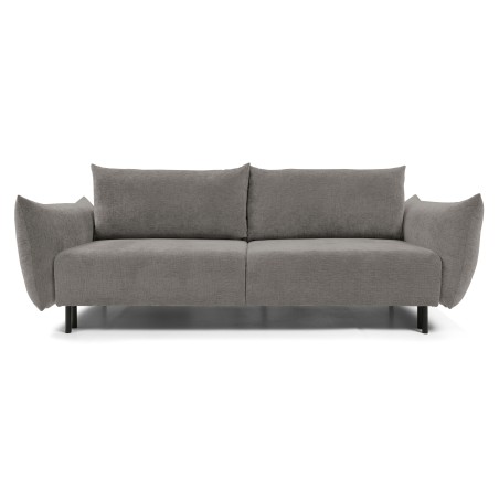 Sofa ADEL z funkcja spania i pojemnikiem JASNY GRAFIT OVER THE HORIZON 90