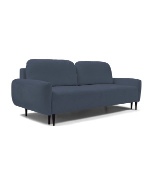 Sofa BOHO z funkcja spania i pojemnikiem CIENONIEBIESKI PERFECT HARMONY 77