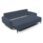 Sofa BOHO z funkcja spania i pojemnikiem CIENONIEBIESKI PERFECT HARMONY 77