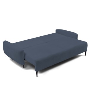 Sofa BOHO z funkcja spania i pojemnikiem CIENONIEBIESKI PERFECT HARMONY 77