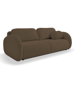 Sofa LOOP z funkcja spania i pojemnikiem BRĄZOWY RAVEN 45