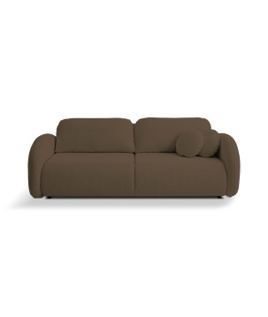 Sofa LOOP z funkcja spania i pojemnikiem BRĄZOWY RAVEN 45