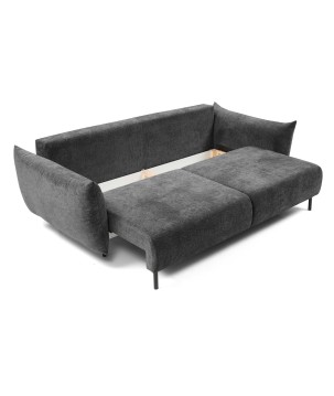 Sofa ADEL z funkcja spania i pojemnikiem GRAFIT OVER THE HORIZON 97