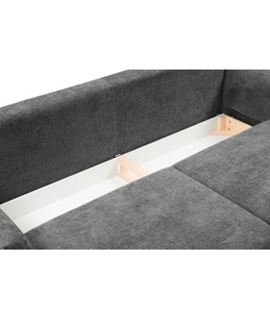 Sofa ADEL z funkcja spania i pojemnikiem GRAFIT OVER THE HORIZON 97