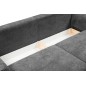 Sofa ADEL z funkcja spania i pojemnikiem GRAFIT OVER THE HORIZON 97