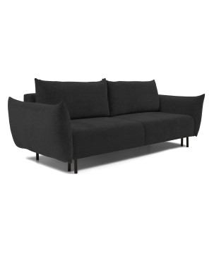 Sofa ADEL z funkcja spania i pojemnikiem CIEMNY GRAFIT OVER THE HORIZON 99