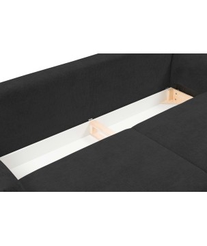 Sofa ADEL z funkcja spania i pojemnikiem CIEMNY GRAFIT OVER THE HORIZON 99