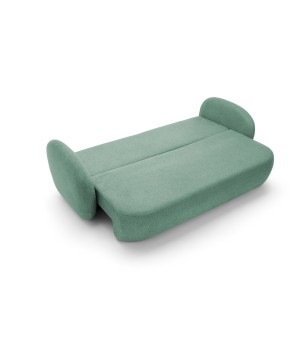 Sofa OLIO z funkcja spania i pojemnikiem TURKUSOWY ARAGON 75