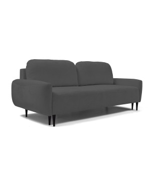 Sofa BOHO z funkcja spania i pojemnikiem GRAFITOWY PERFECT HARMONY 90