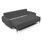 Sofa BOHO z funkcja spania i pojemnikiem GRAFITOWY PERFECT HARMONY 90