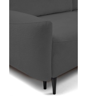 Sofa BOHO z funkcja spania i pojemnikiem GRAFITOWY PERFECT HARMONY 90