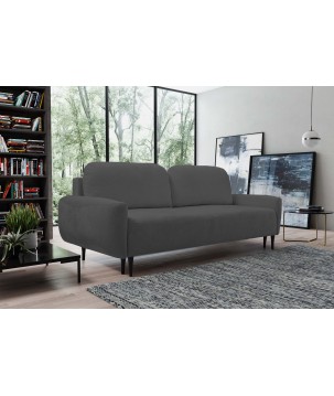 Sofa BOHO z funkcja spania i pojemnikiem GRAFITOWY PERFECT HARMONY 90