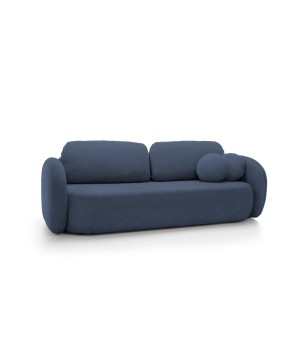Sofa OLIO z funkcja spania i pojemnikiem NIEBIESKI ARAGON 79