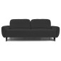 Sofa BOHO z funkcja spania i pojemnikiem CZARNY PERFECT HARMONY 99
