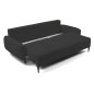 Sofa BOHO z funkcja spania i pojemnikiem CZARNY PERFECT HARMONY 99