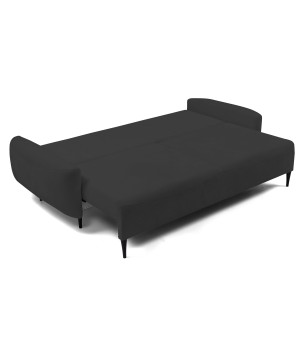 Sofa BOHO z funkcja spania i pojemnikiem CZARNY PERFECT HARMONY 99