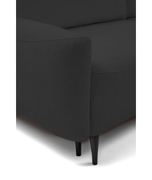 Sofa BOHO z funkcja spania i pojemnikiem CZARNY PERFECT HARMONY 99