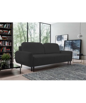 Sofa BOHO z funkcja spania i pojemnikiem CZARNY PERFECT HARMONY 99