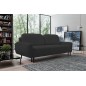 Sofa BOHO z funkcja spania i pojemnikiem CZARNY PERFECT HARMONY 99