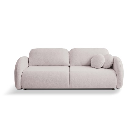 Sofa LOOP z funkcja spania i pojemnikiem PUDROWY RÓŻ RAVEN 91