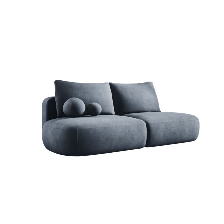 Sofa BABU z funkcja spania i pojemnikiem CIEMNY SZARY CLOUD 97