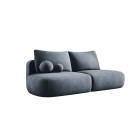 Sofa BABU z funkcja spania i pojemnikiem CIEMNY SZARY CLOUD 97
