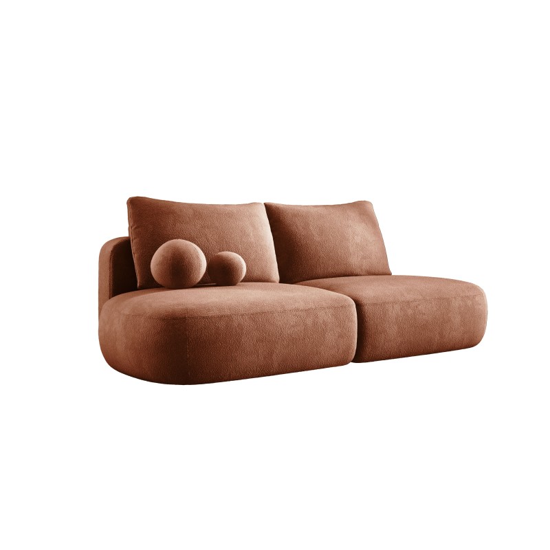 Sofa BABU z funkcja spania i pojemnikiem MIEDZIANY APHRODITE 09